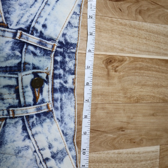 Sunset‎ Blues Vintage Acid Washed Mom Jeans Loose Tapered Women’s Sz 6 Petite - Picture 8 of 11